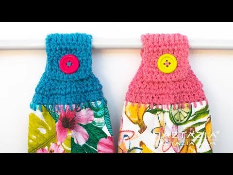 Crochet Hanging Towel Patterns: Granny Square & Flower Toppers — photo 3