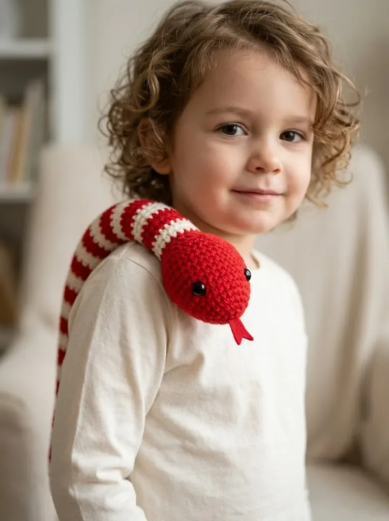 Candy Stripe Snake Amigurumi Free Crochet Pattern — photo 3
