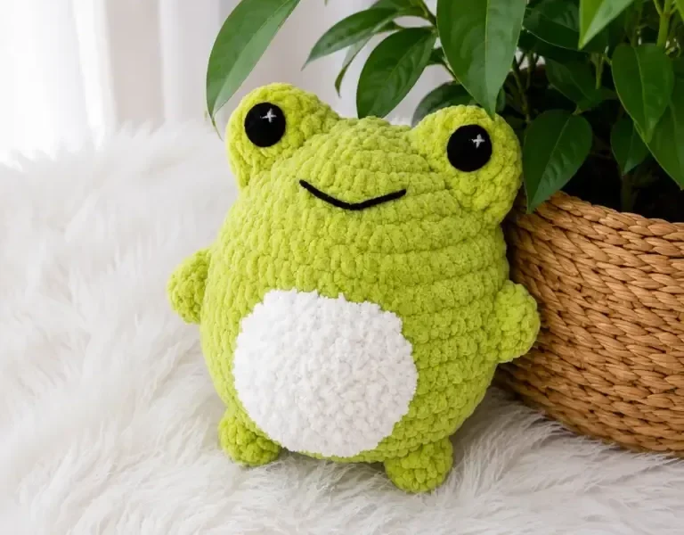 Chubby Frog Amigurumi – Free Crochet Pattern