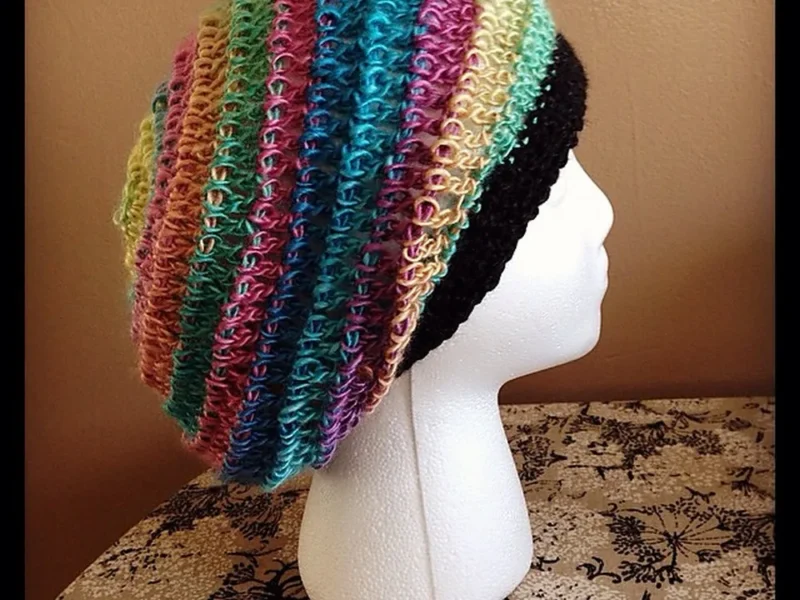 Crochet Hadley Slouch Hat Pattern
