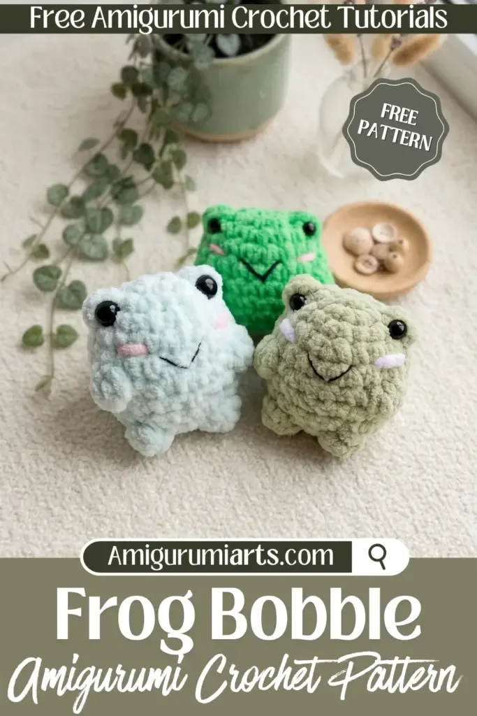 Crochet Toad Frog Bobble Amigurumi Free Pattern — photo 3