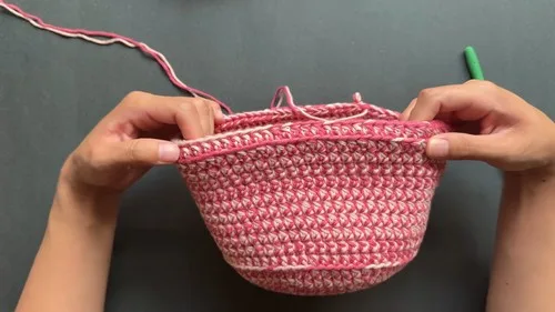 Double-strand crochet bucket hat for beginners — photo 2
