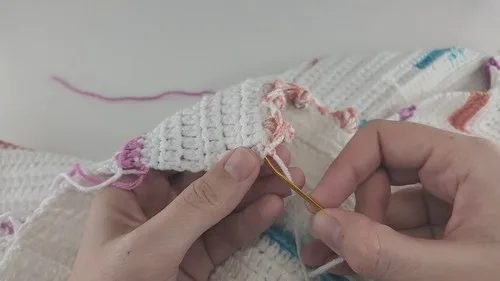 Easy Striped Baby Blanket Pattern For Beginners — photo 3