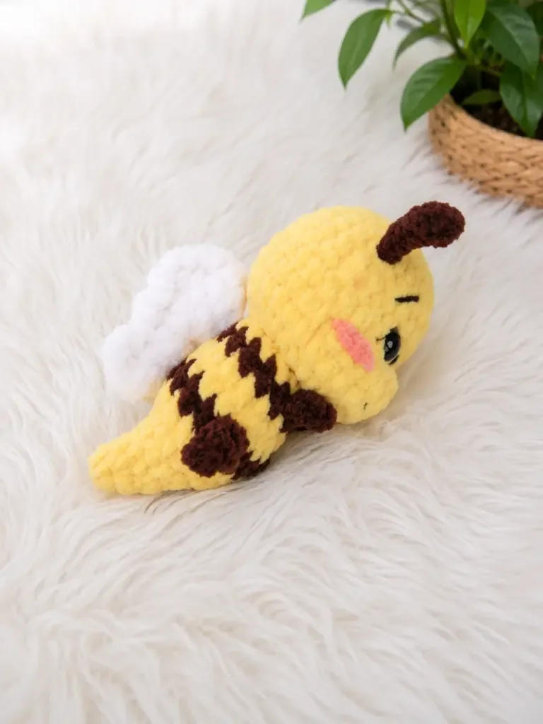 Honeybee Keychain Crochet Pattern (Free Amigurumi) — photo 3