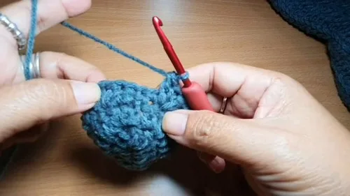 Toe up crochet socks in a solid color — photo 3