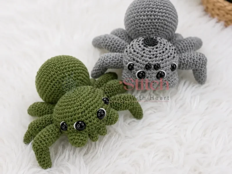 A creepy-cute spider amigurumi you can actually crochet